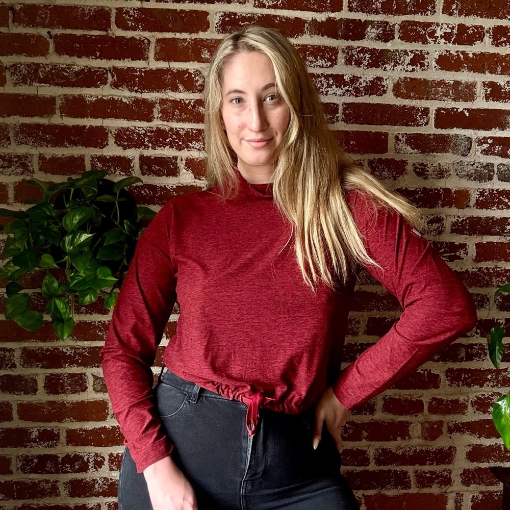 Canada Weather Gear red athleisure top